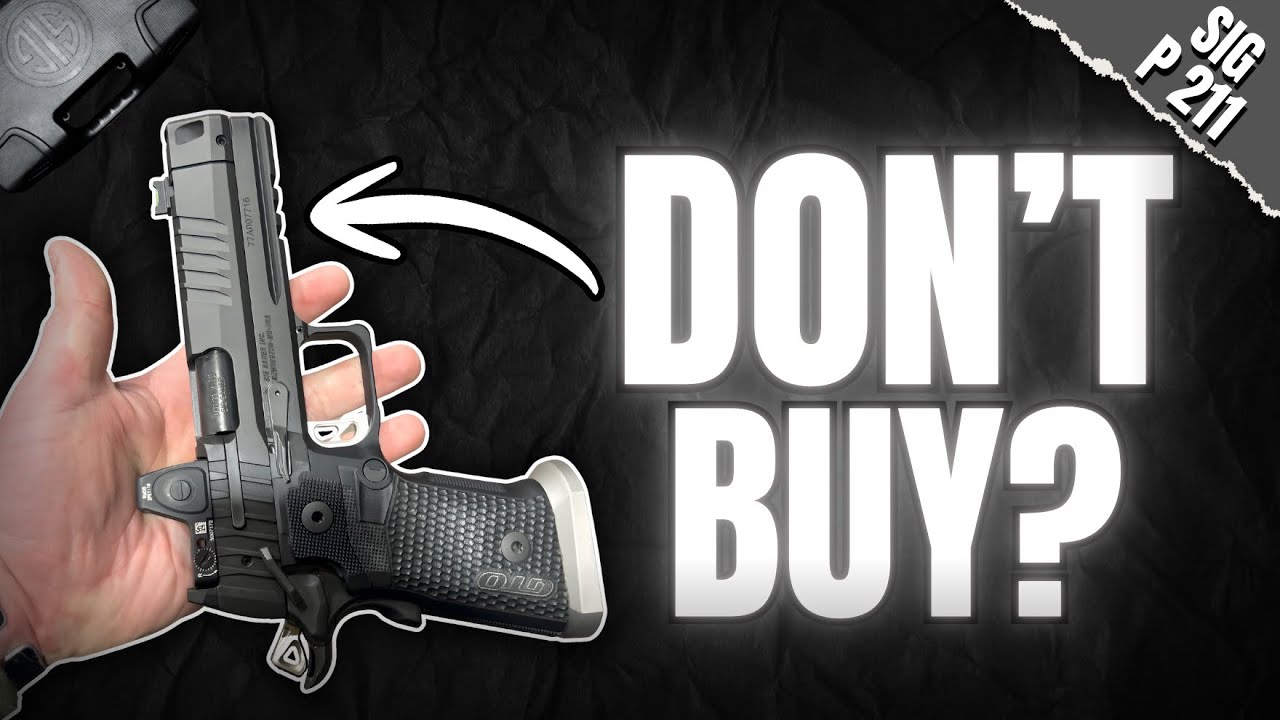SIG P211 GTO REVIEW Entry level match Gun or Overkill