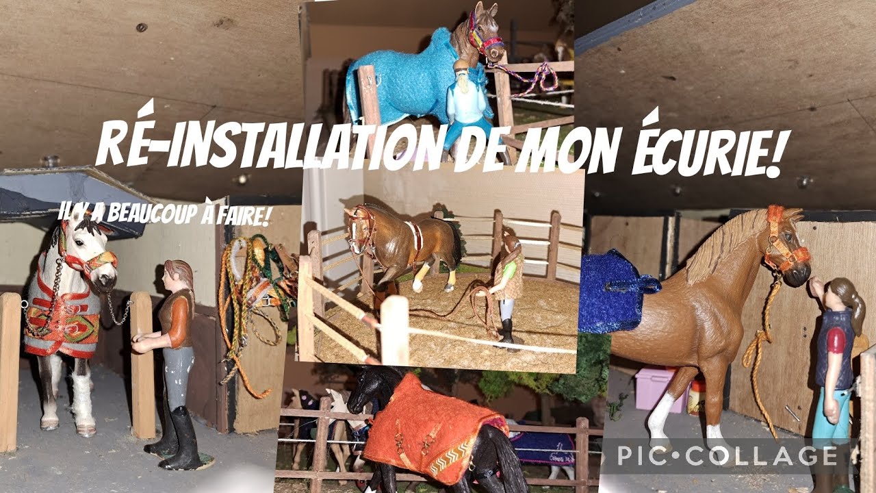 mais à quoi ressemble mon écurie😱😱