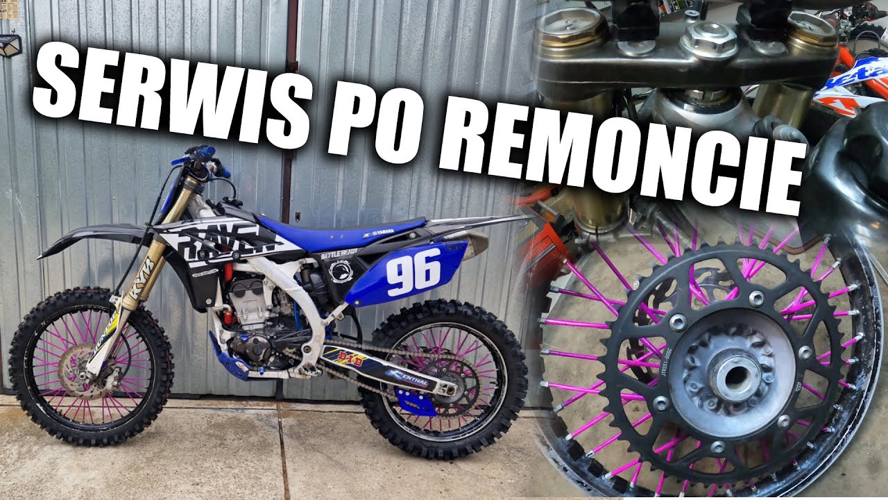 Yamaha YZF 250 - 2011r serwis zaworowy, nowe opony, wymiana oleju, wymiana łożyska główki ramy 🔧🔥