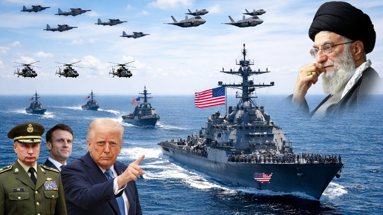 ETAZINI KONFIME YO PRAL VOYE PLIZYÈ MILITÈ NAN GÈ IRAN..LAFRANS SEZI YON BATO POU LARISI, TRUMP PALE