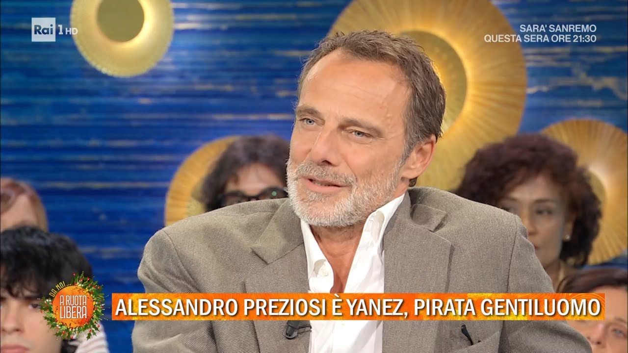 Alessandro Preziosi: l'esperienza sul set di Sandokan - Da noi...a ruota libera 14/12/2025