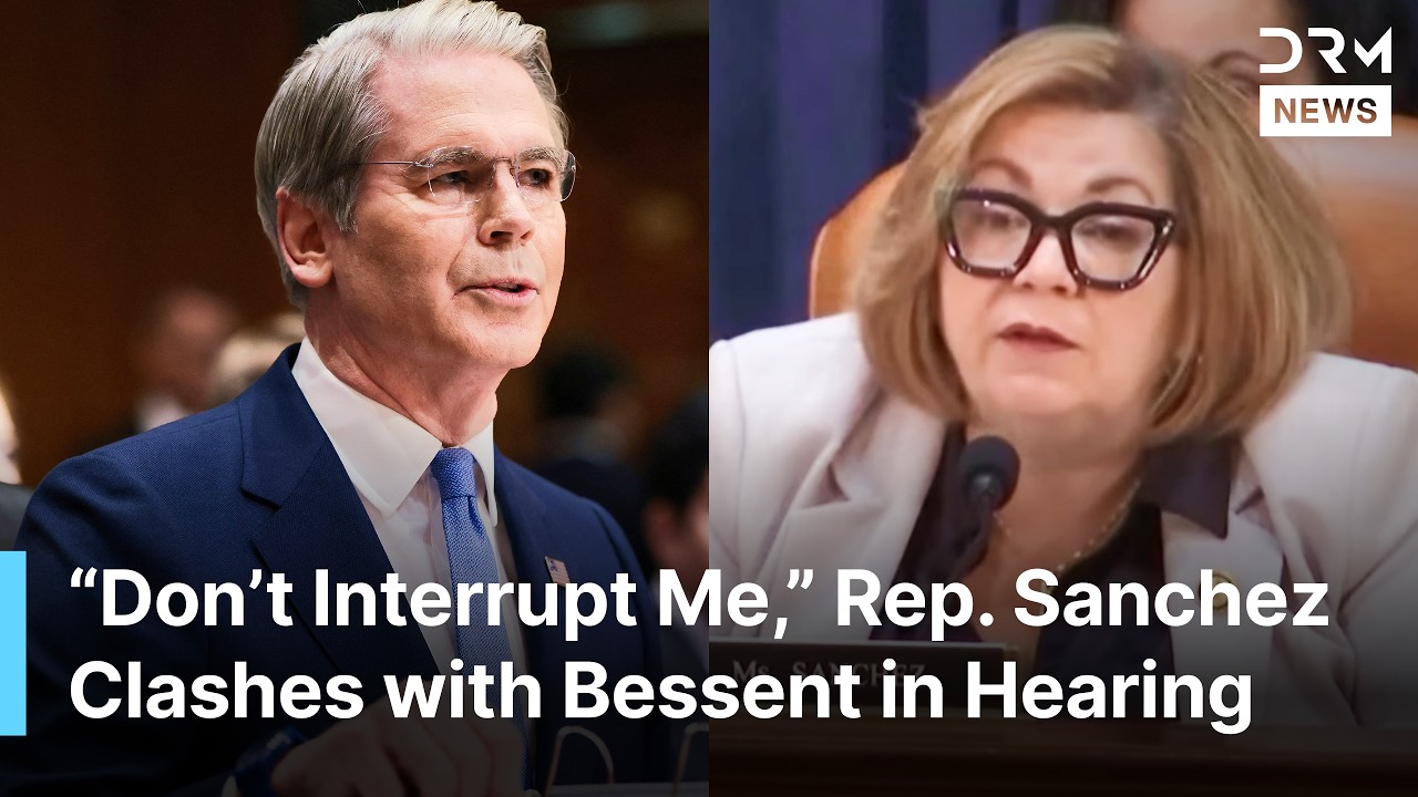HEATED CLASH: Rep. Sanchez and Bessent Fiercely Clash Over IRS Audit Immunity & Trump Tax | AC1N