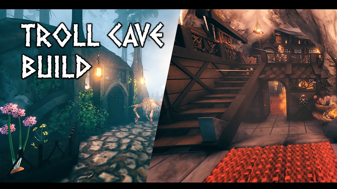 Valheim - Troll Cave Build - No Mods