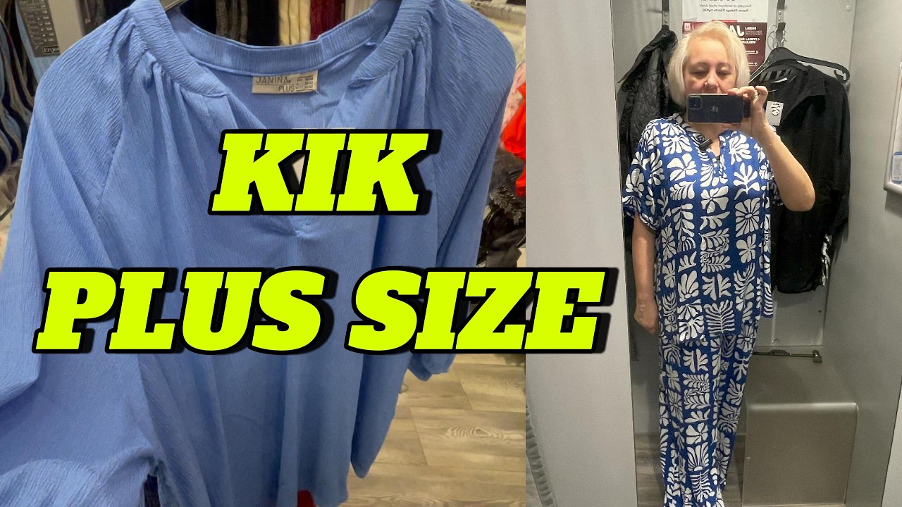 TEN KOMPLET TO HIT✨JANINA NOWOŚCI✨MIERZYMY KIK PLUS SIZE✨DUŻE ROZMIARY PRZEGLĄD P&Oacute;ŁEK #kikrybnik