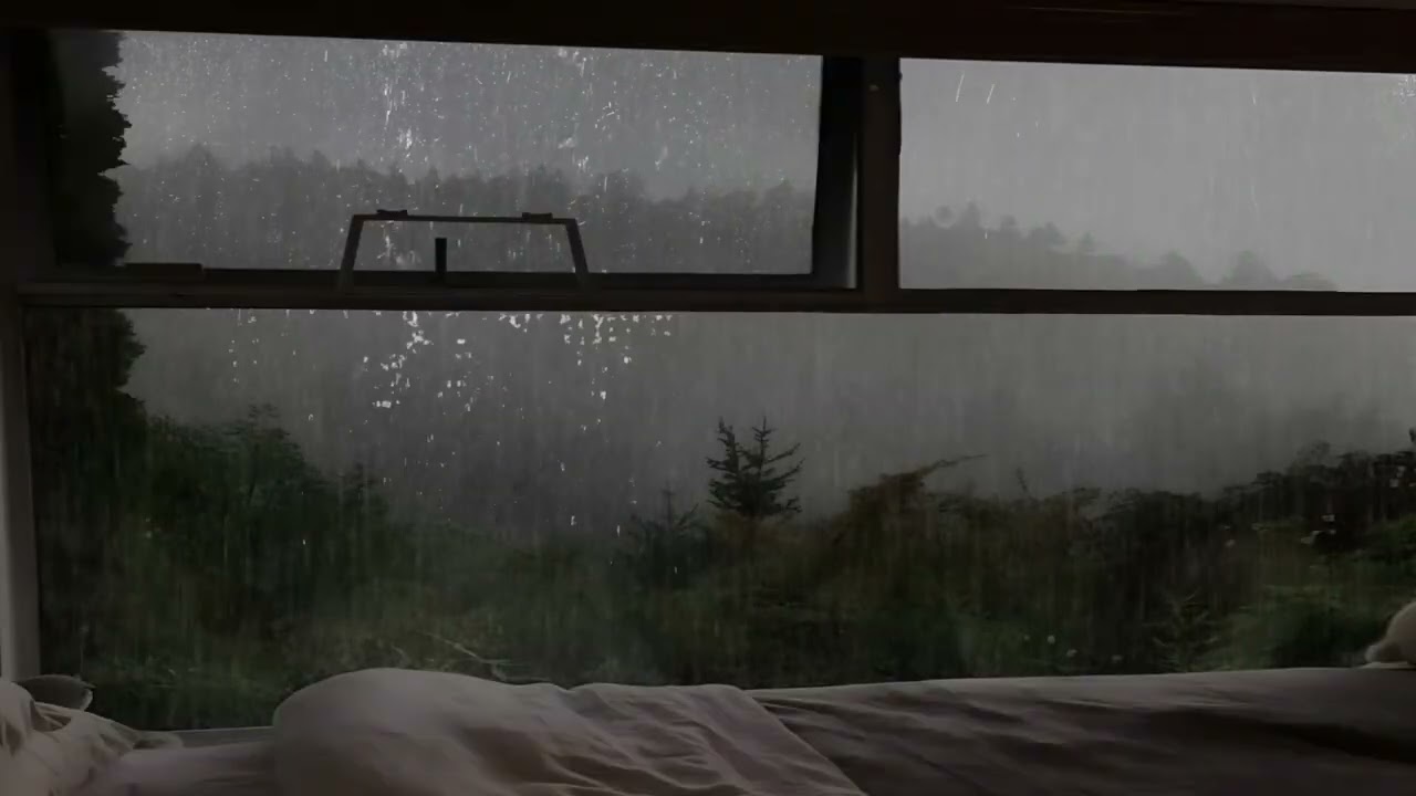 Soothing Rain Sounds for Sleep 🌙 | Calm Night Rain ASMR for Relaxation (40 Minutes)