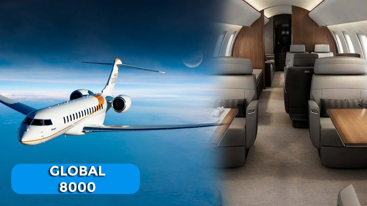 Bombardier Global 8000: O Jato Executivo Que Redefine Limites com Velocidade e Luxo!