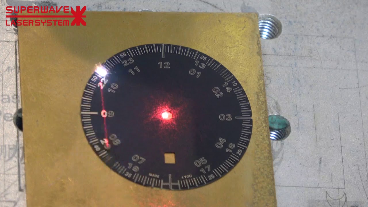 paint stainless steel  laser marking watch dial