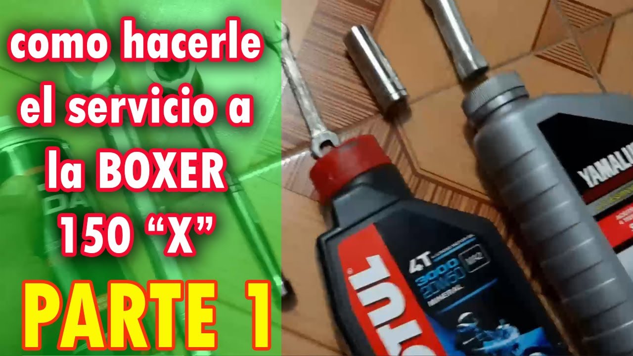 Como hacer un servicio a la BOXER 