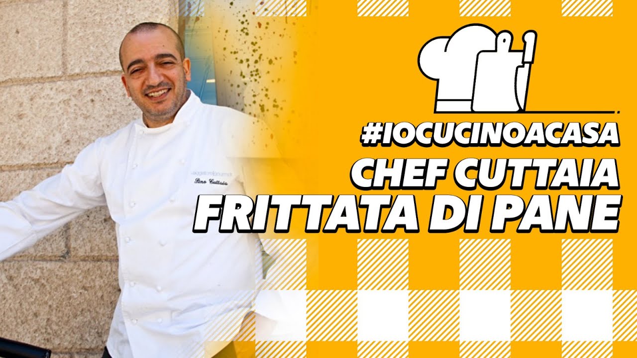 Coronavirus, la frittata di pane dello chef Cuttaia per #iocucinoacasa
