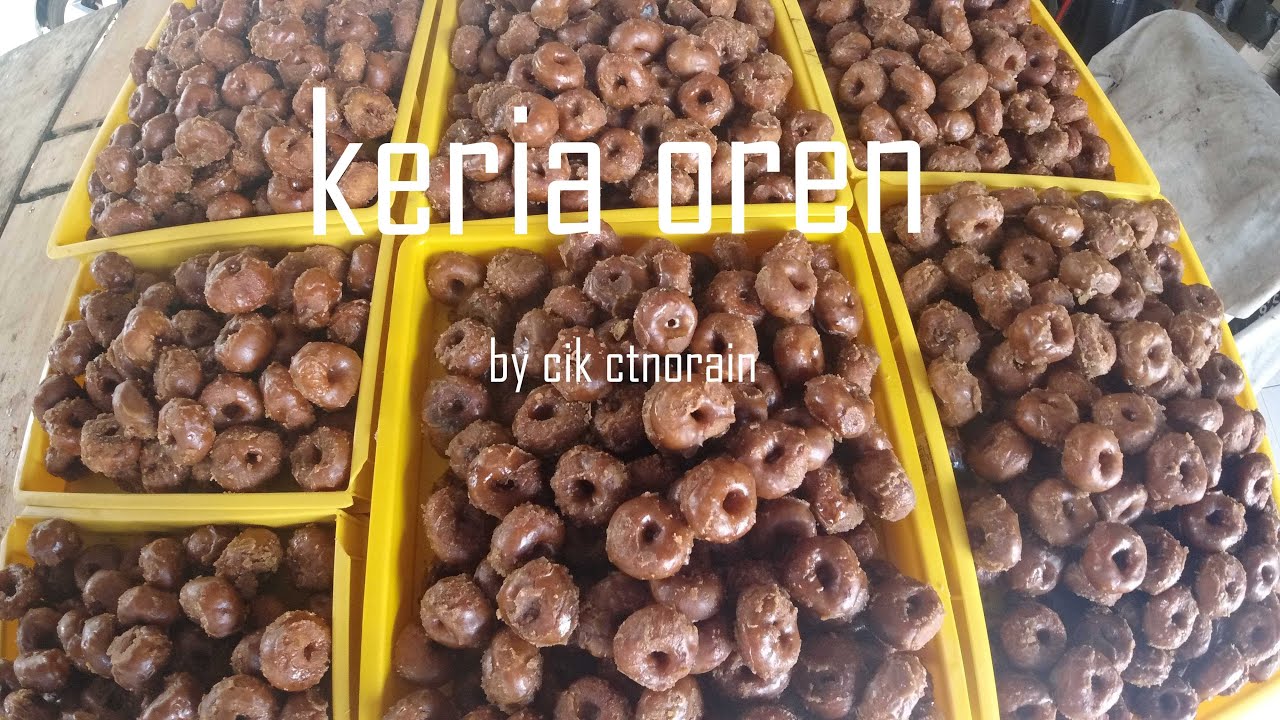 Resapi kuih keria keladek oren,mudah senang dan ringkas