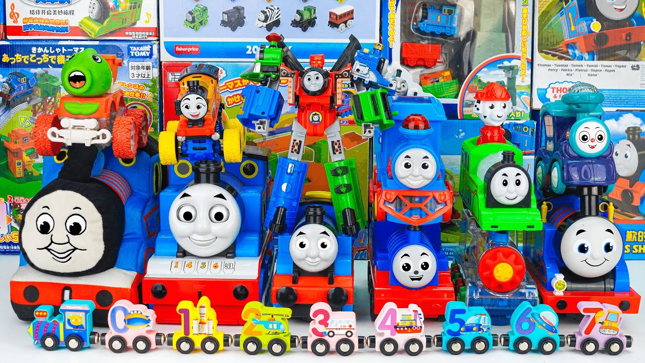Thomas and Friends Toy Unboxing ASMR | Thomas & Friends Train Transformers Combine Robot Train Toys