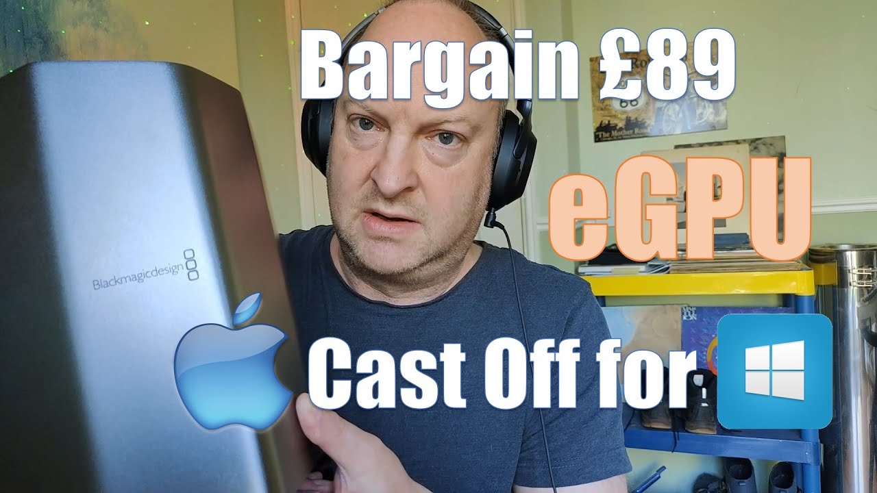 Bargain Laptop eGPU - Blackmagic Design Radeon 580 PRO (2nd hand).  Benchmarks