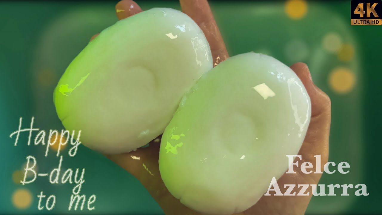 ASMR SOAP 💛 FELCE AZZURRA 💚 Soaked Soap || АСМР Мыление и Размокшее мыло #asmr