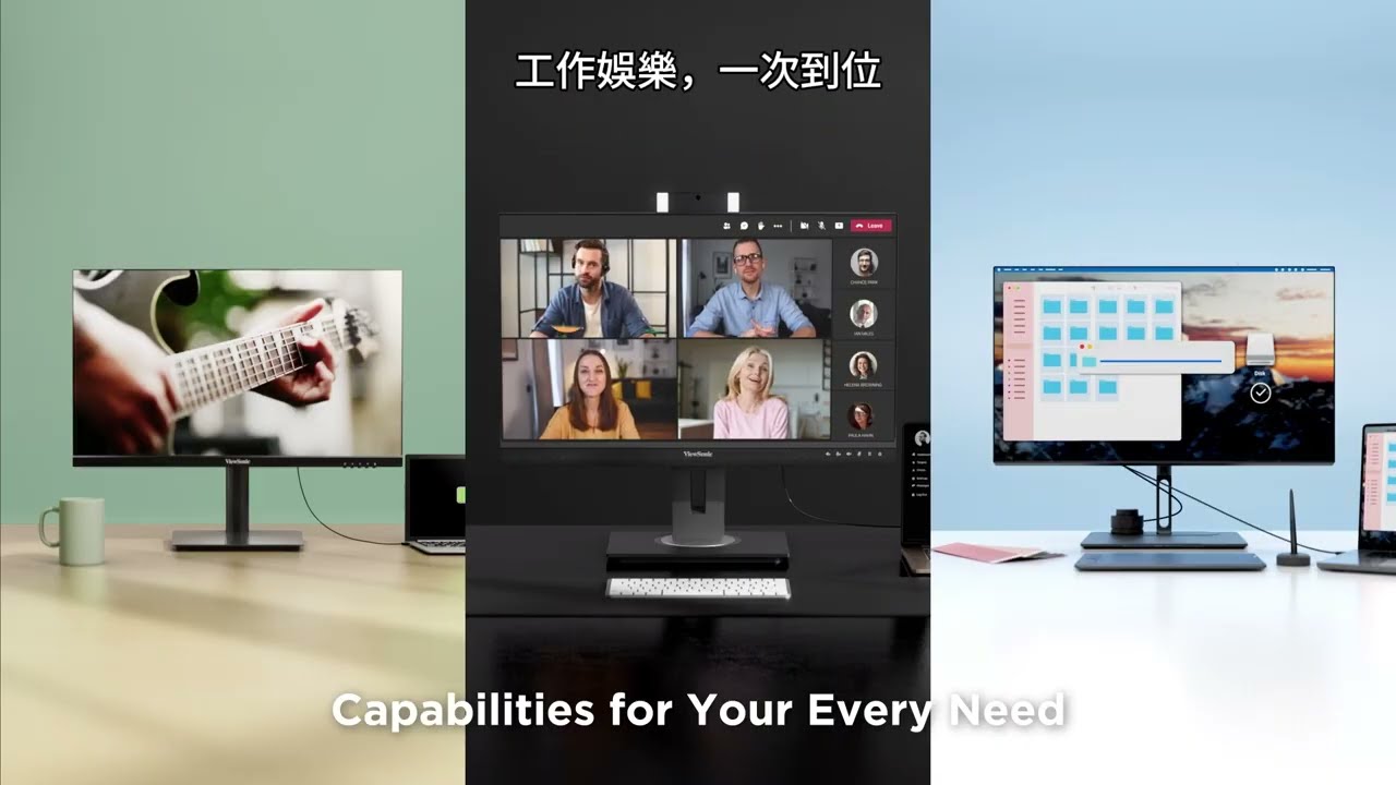 ViewSonic USB-C 顯示器，為你帶來真正的 One Cable Solution 🪄