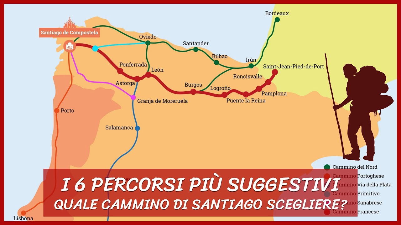 Quale Cammino di Santiago Fare? Vediamo i 6 Percorsi più famosi