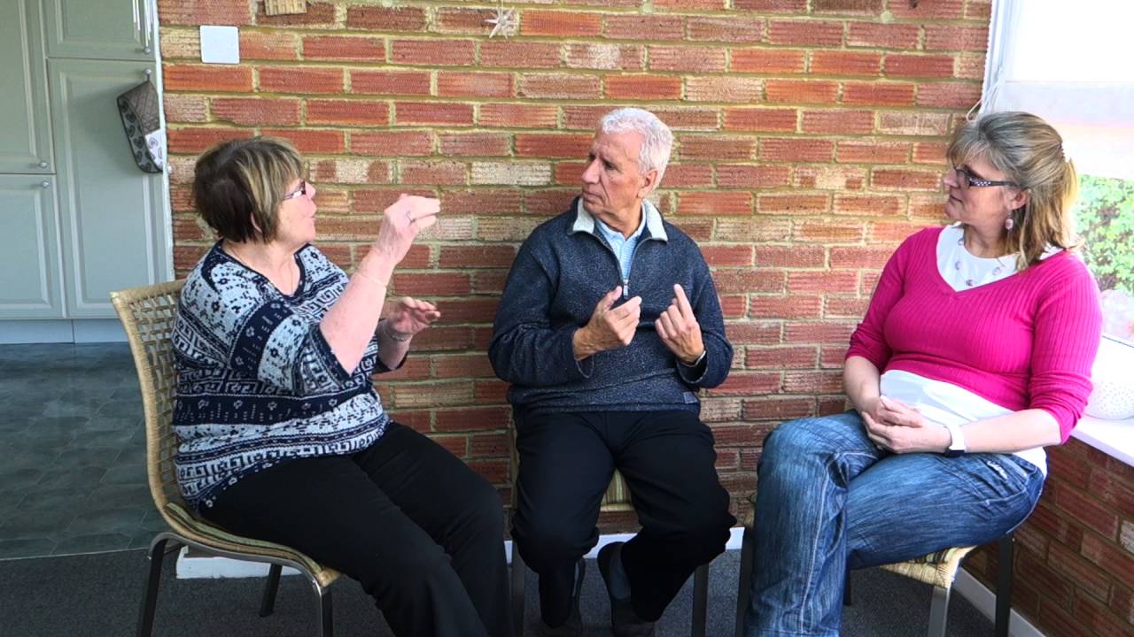 BSL NVQ Level 6 clip - Hearing dogs for the deaf 1:2 filming 2016.  British Sign Language.
