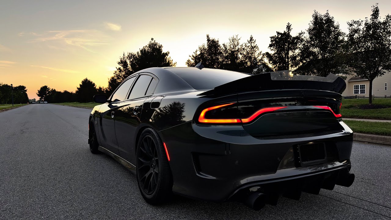CHARGER RT CUTTING UP DURING THE SUNSET 🌅 ..