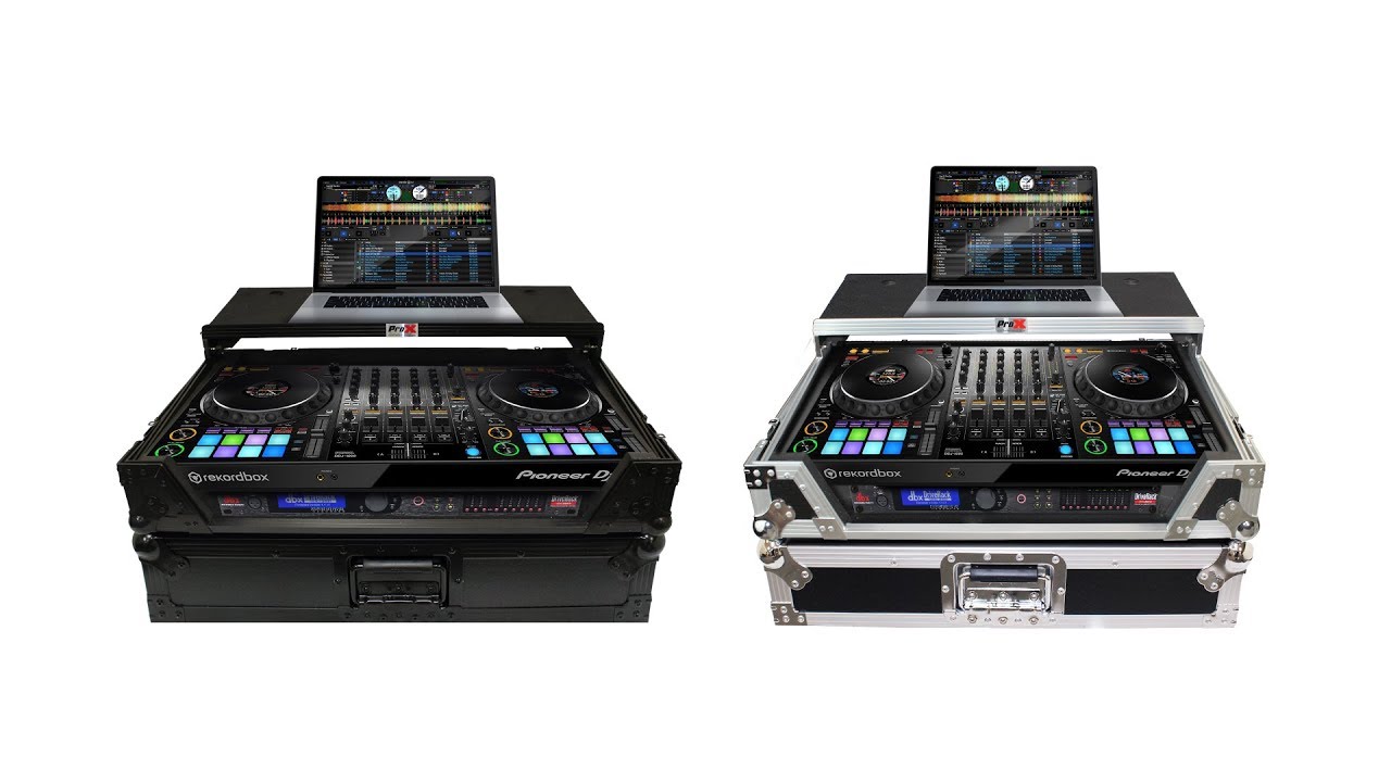 Flight Case for Pioneer DDJ1000 & DDJ1000SRT Digital Controller W-Laptop Shelf and Wheels