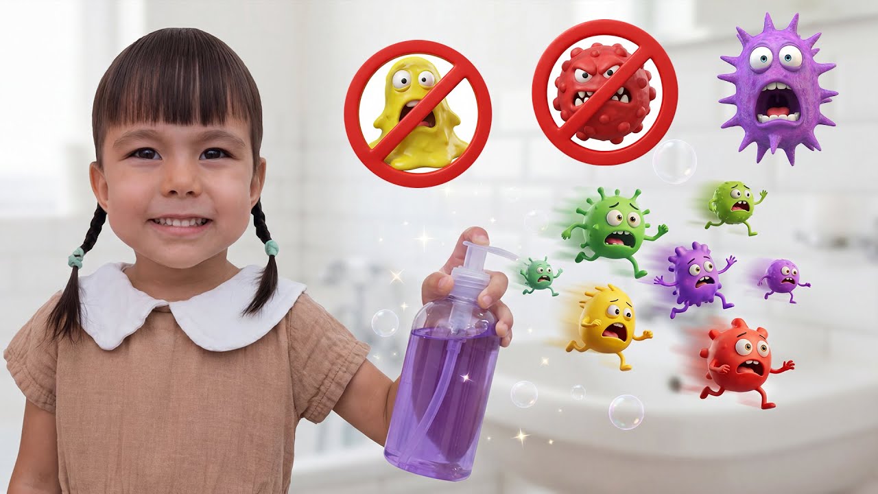 Twin Twin узнают, почему мыть руки — это МАГИЯ! Эксперимент с мылом вместе мамой