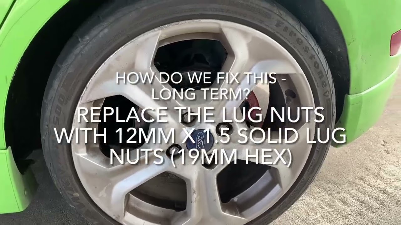 How to remove lug nuts from a Ford Fiesta ST - and permanently fix the problem
