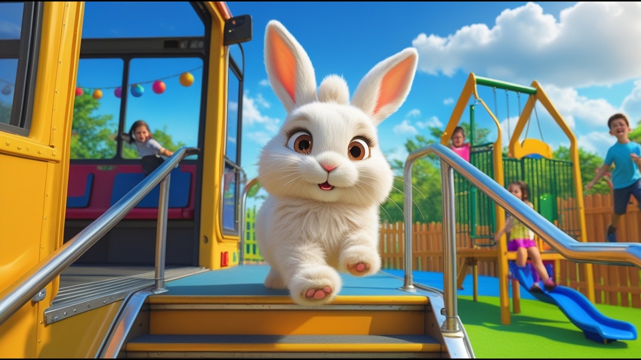 🐰🎶 Bunny Bun Hop Hop | Cute Bunny Song for Kids 🌈✨ 3D Cartoon Animation
