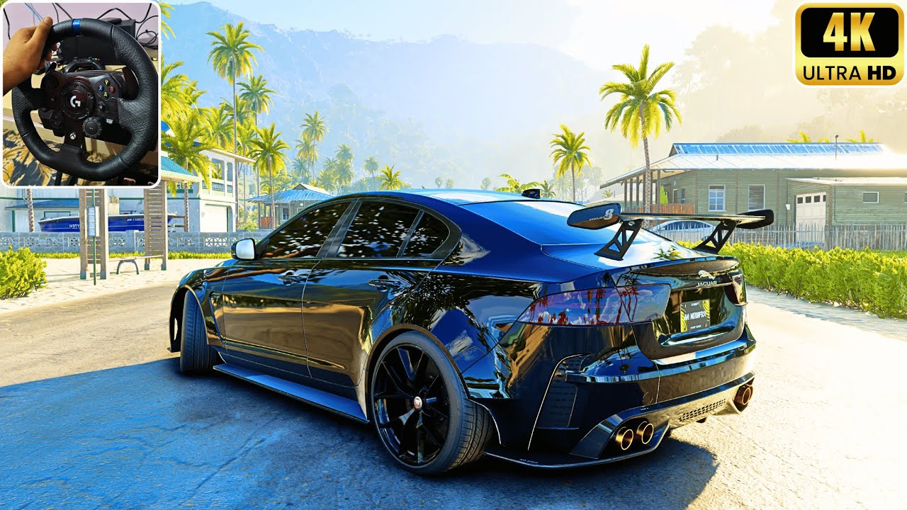 Jaguar XE SV Project 8 877HP - Ultimate Super Sedan | The Crew Motorfest Wheel Cam