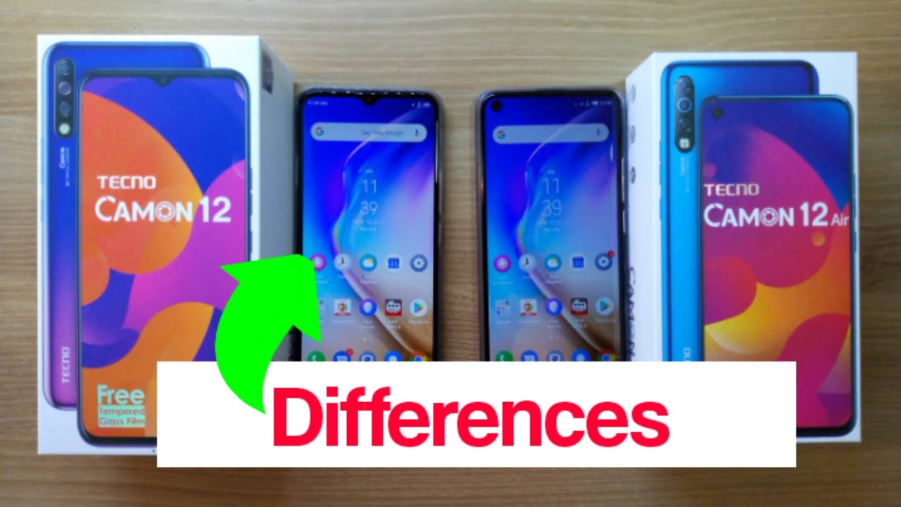 Tecno Camon 12 против Camon 12 Air