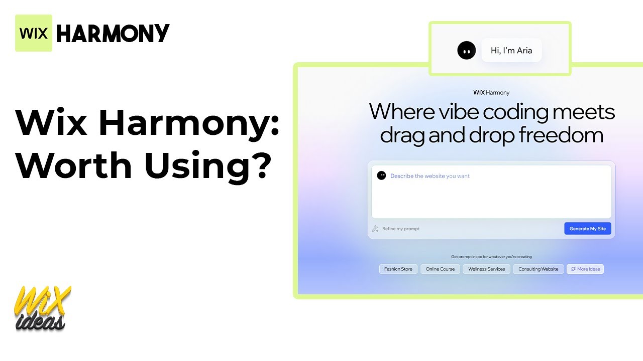 Я протестировал Wix Harmony | Идеи для Wix