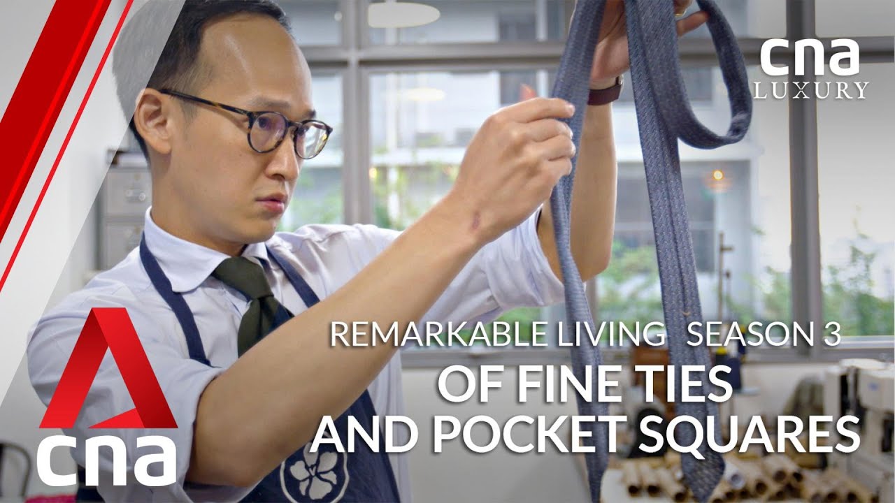 This Singapore couple runs one of fewer than 10 tie-making ateliers in the world | Remarkable Living