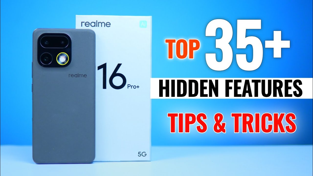 Realme 16 Pro Plus Tips and Tricks | Realme 16 Pro Plus top 35+ hidden features | in Hindi 🔥
