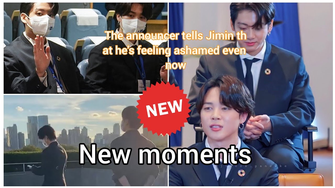 #jikook Jungkook stood next to Jimin and kept giving him confidence, lack of tension and shyness
