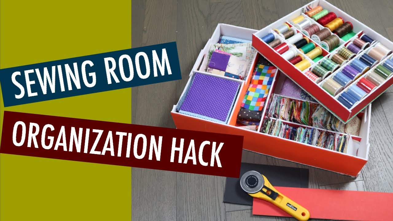 SEWING HACK - FAST N EASY FOAM BOARD HACKS - DOUBLE YOUR STORAGE -