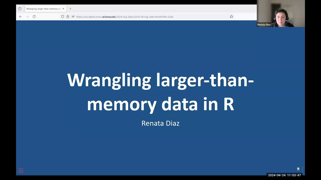 Wrangling larger than memory data in R [April 2024]