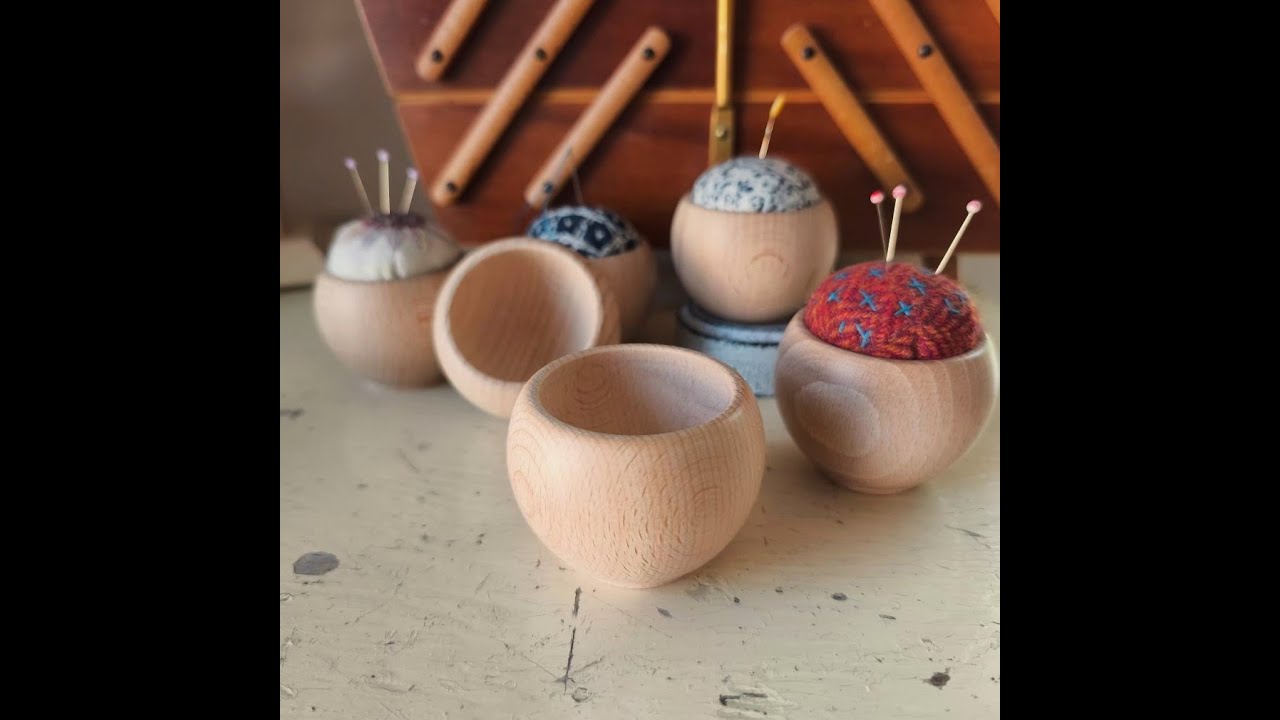 New - Wooden Pincushion Bases