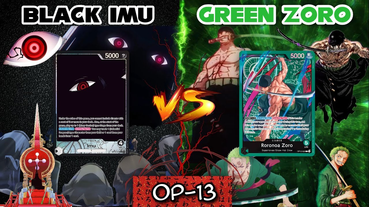 [OP13] Imu vs. Zoro (POV) One Piece TCG {Locals: Round 3}