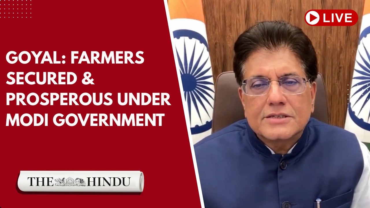 Piyush Goyal says farmers’ interests secured under Modi’s leadership amid trade deal debate