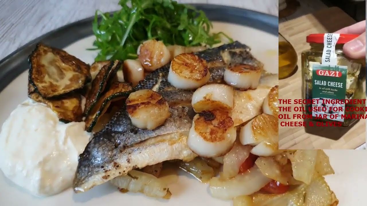 Seabass and Scallops recipe