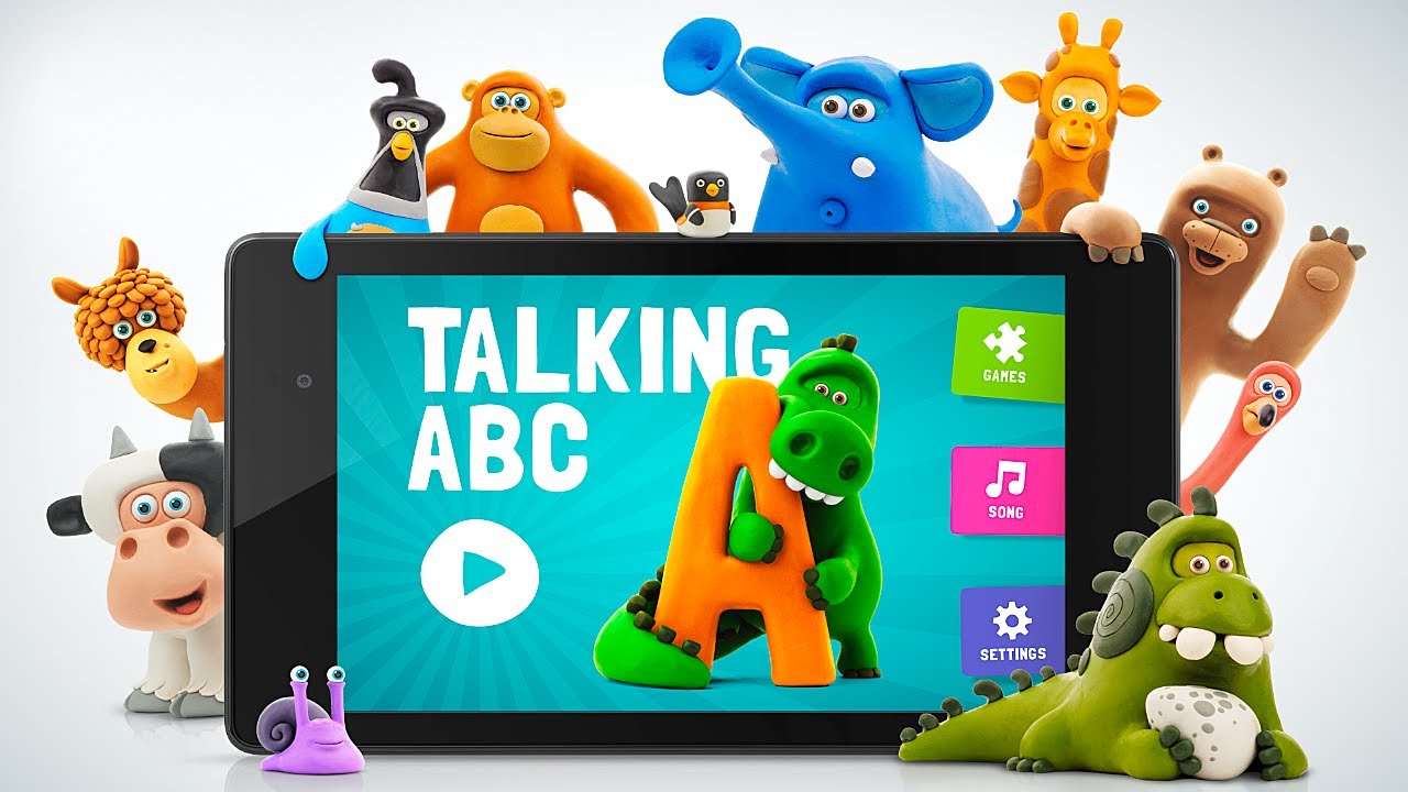 ГОВОРЯЩАЯ АЗБУКА на 7 языках - ABC Talking Animals alphabet in 7 languages
