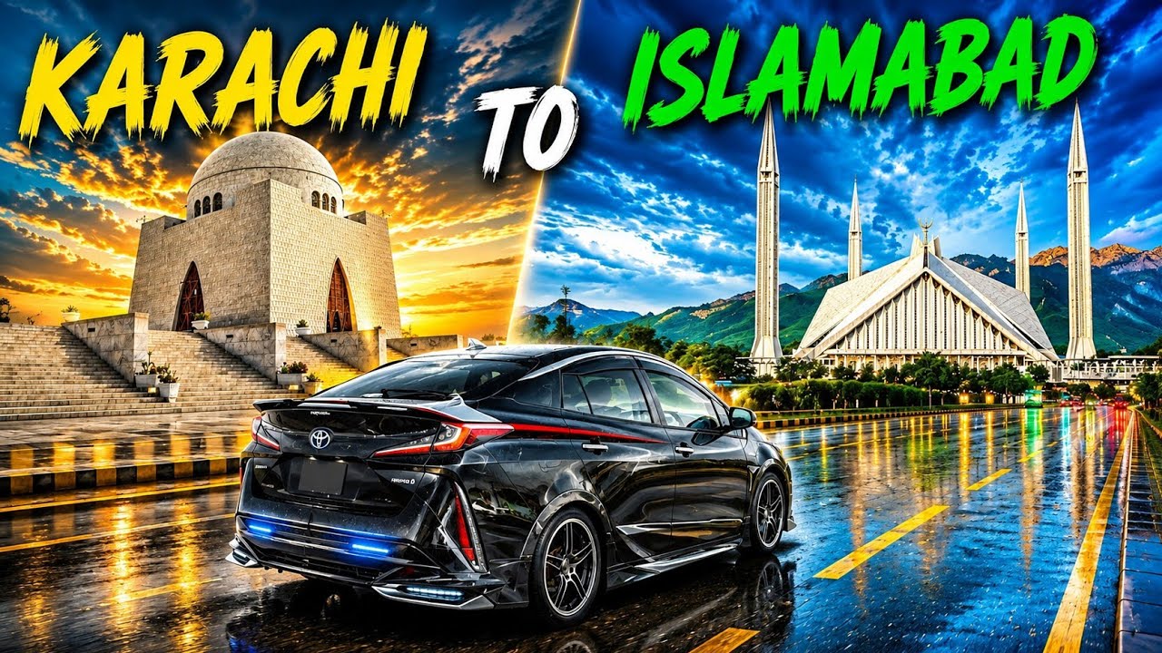 Karachi To Islamabad by Road Trip with Guide and Complete Details | Road Trip 2024 via Multan