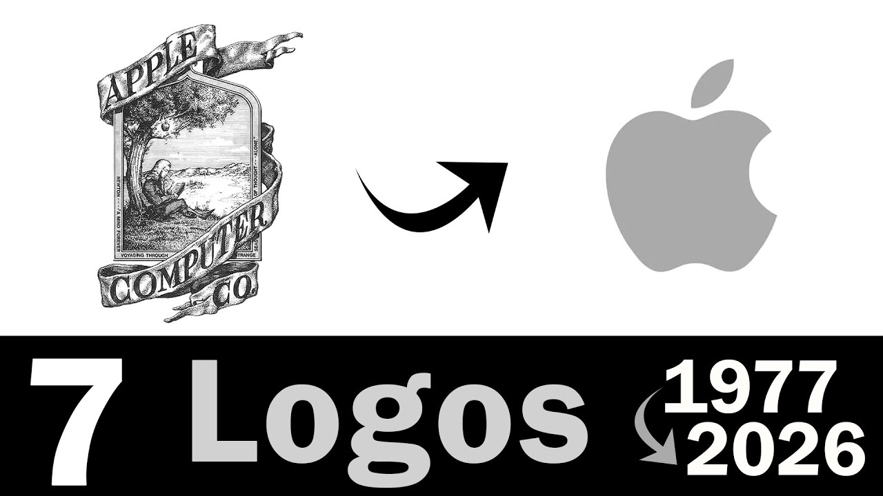 Apple Logo Evolution (1977–2026) | Apple Branding History