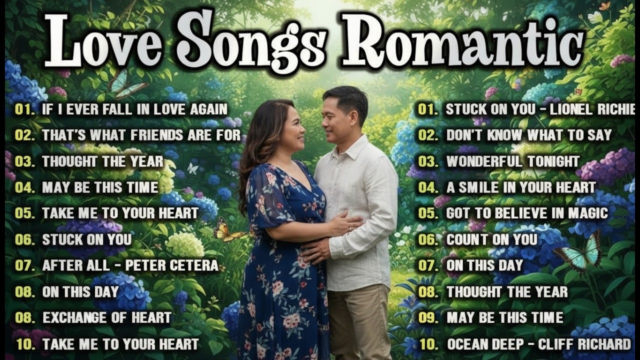 Vintage Old Love Playlist of Romantic Classics Featuring Bee Gees, Céline Dion, Lionel Richie, Tom J