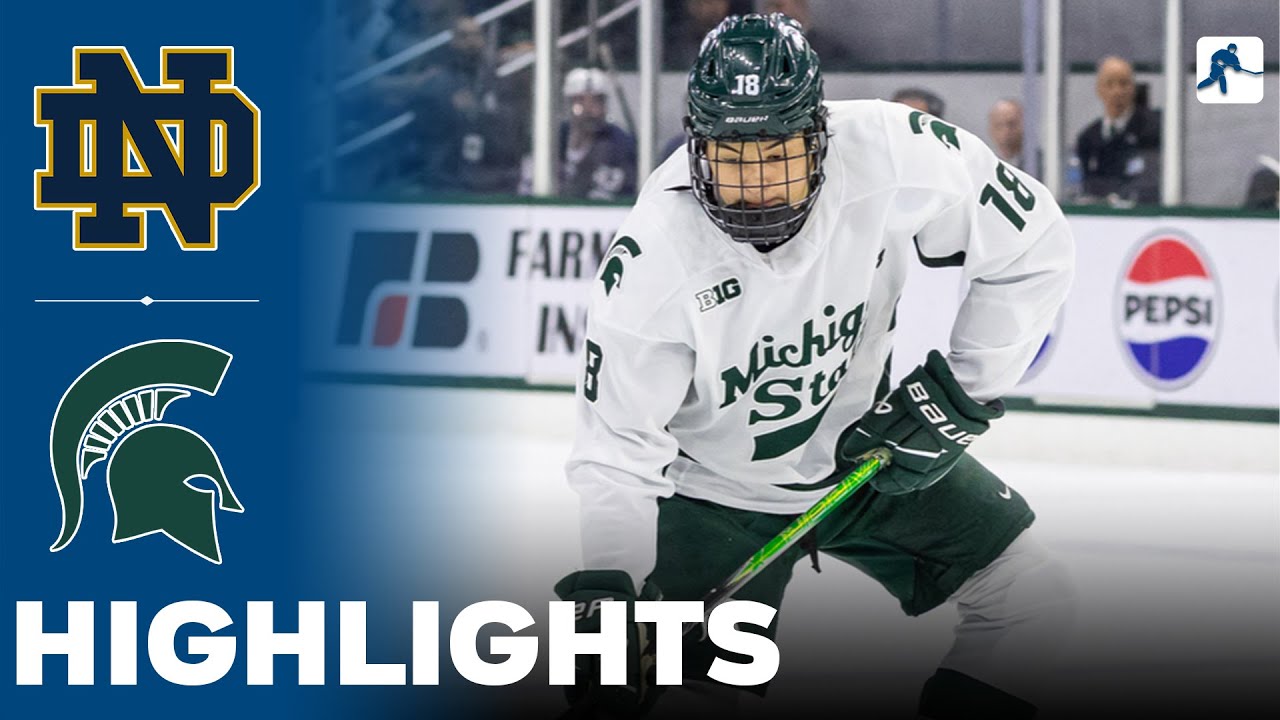 Notre Dame vs Michigan State | NCAA College Hockey | Highlights - November 15, 2025