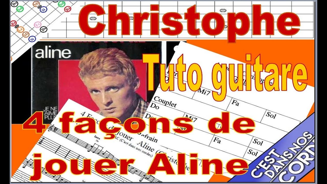 Christophe Aline / 4 Façons de  jouer la chanson (Tabs)
