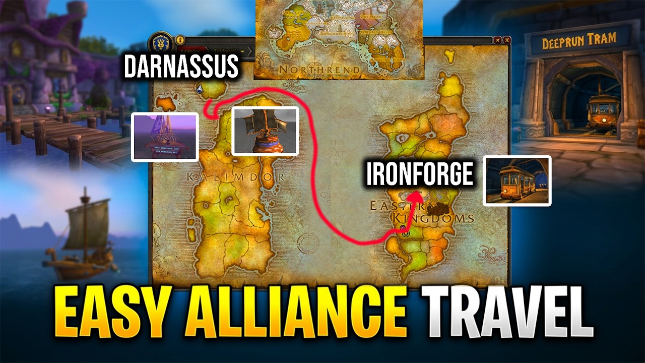 How to Get from Darnassus to Ironforge in WOW WOTLK (Step-by-Step)