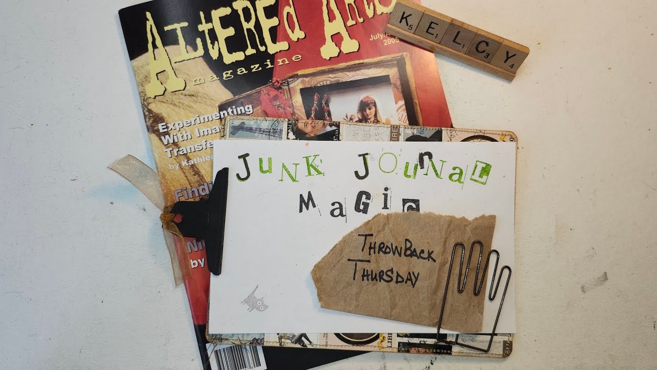 Altered Arts Magazine July/August 2005 #ThrowbackThursday #mixedmedia  #junkjournal  #papercrafting