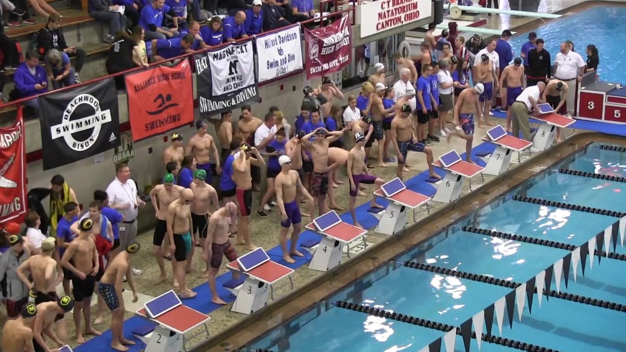 Boys 400 Yard Free Relay (D1) (Prelims)_Sycamore H.S._Carson Foster (17) & Jake Foster (18)