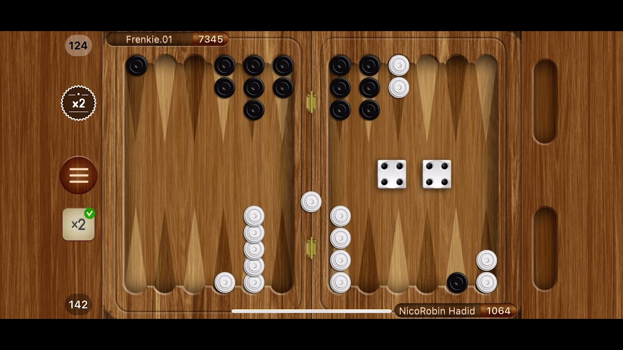 Backgammon professional gameplay # round 3