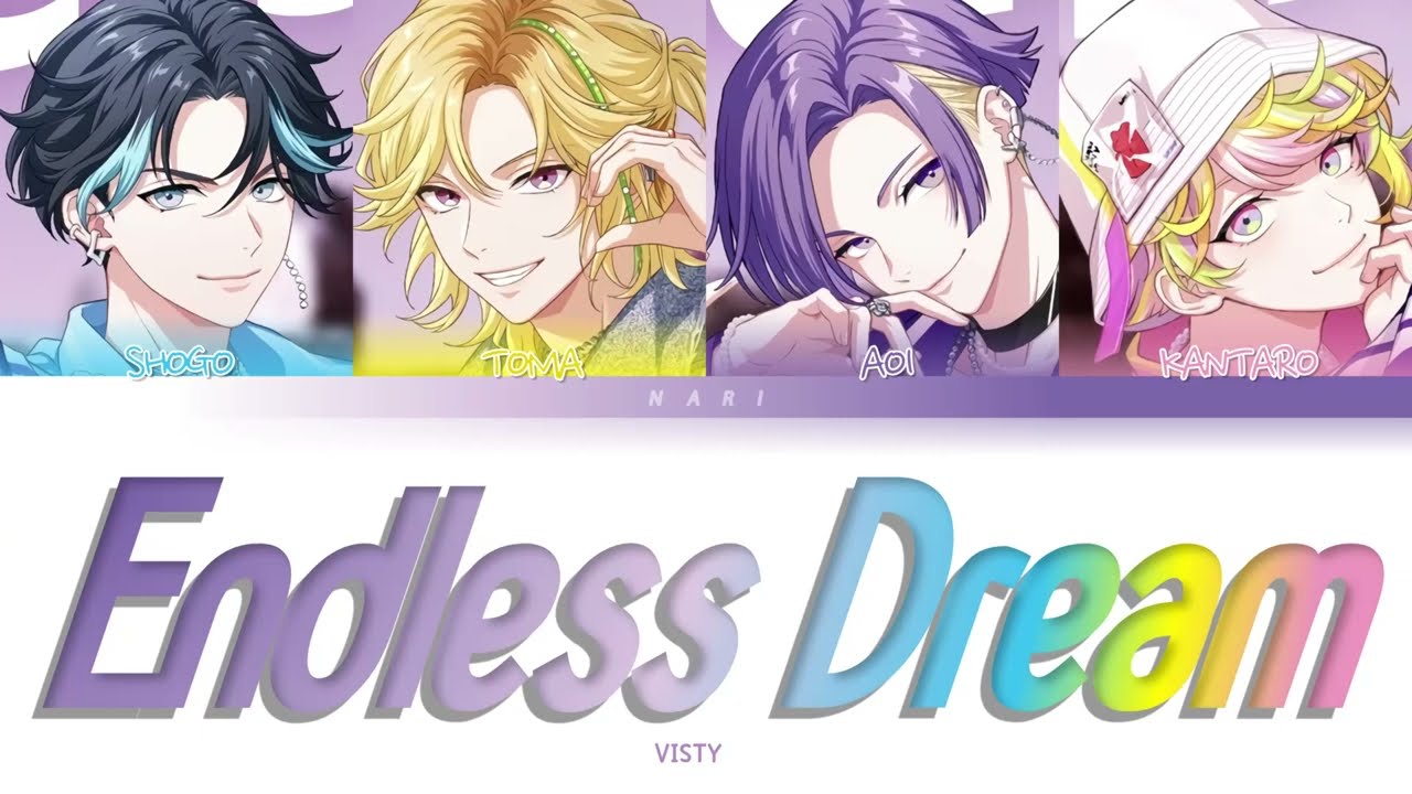 VISTY 'Endless Dream' Paradox Live (パラライ) Color Coded Lyrics (歌詞) KAN/ROM/ENG