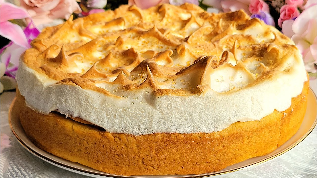 TARTA CON CREMA DE MANDARINAS Y MERENGUE..una combinación especial y muy rica!!