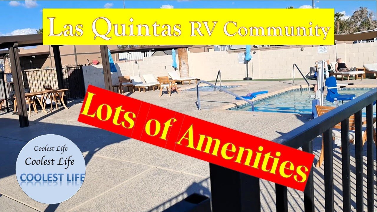 RV Park - Los Quintas RV Park Community - Yuma AZ - Pickleball, Pool, and an RC Track.